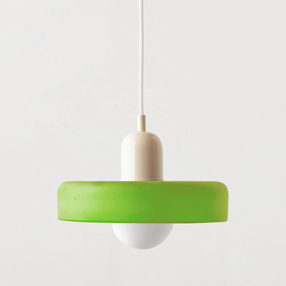 Bauhaus Hanglamp – Gekleurd Glas Stijlvol Design - Rivermark