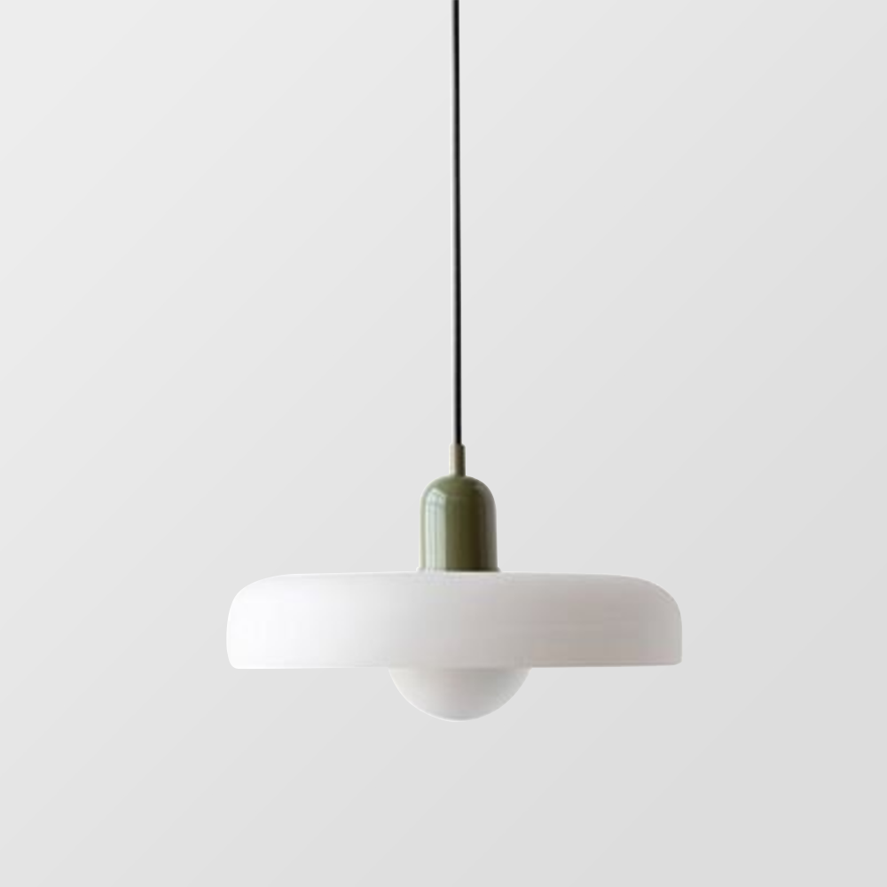 Bauhaus Hanglamp – Gekleurd Glas Stijlvol Design - Rivermark