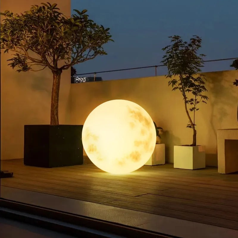 Rivermark | Kreative Mond Moon Solar LED Außenleuchte