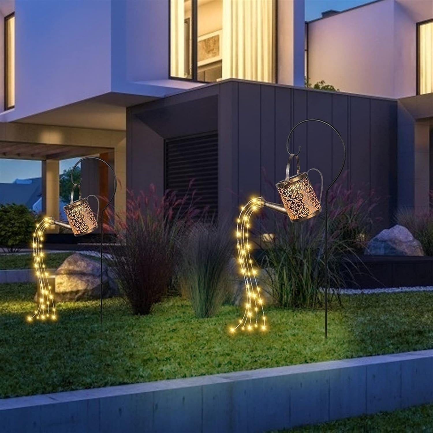 Rivermark | Kreative Kunst Licht Solar Gießkanne LED Außenleuchte