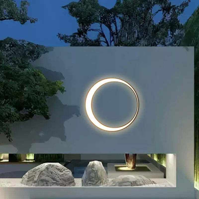 Außen Kreative Moderne Ring LED Wandleuchte