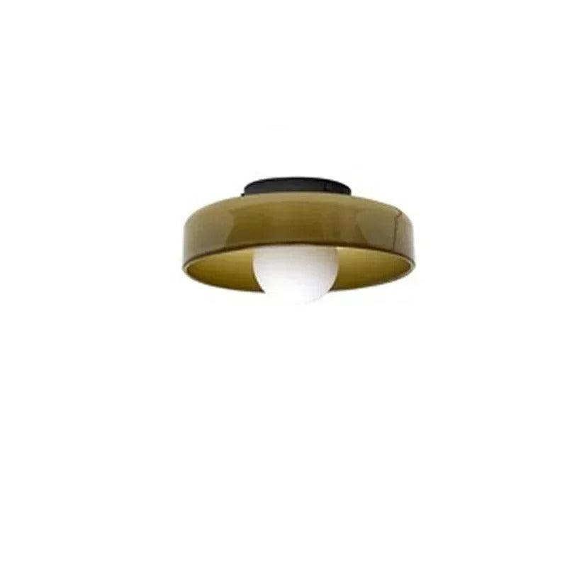 Einfache LED Glas Deckenleuchte