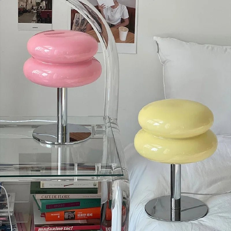 Italienisch Bauhaus Glas Tischlampe