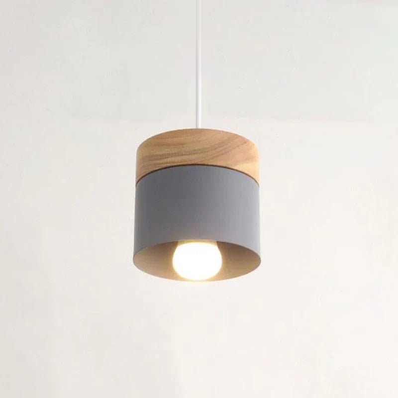 Kreative Nordische Holz LED Pendelleuchte