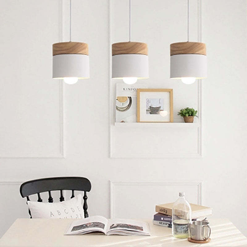 Kreative Nordische Holz LED Pendelleuchte