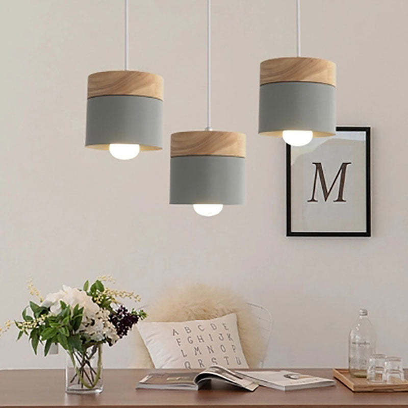 Kreative Nordische Holz LED Pendelleuchte