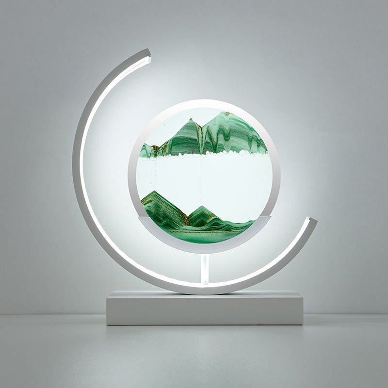LED 3D Sanduhr Treibsand Tischlampe