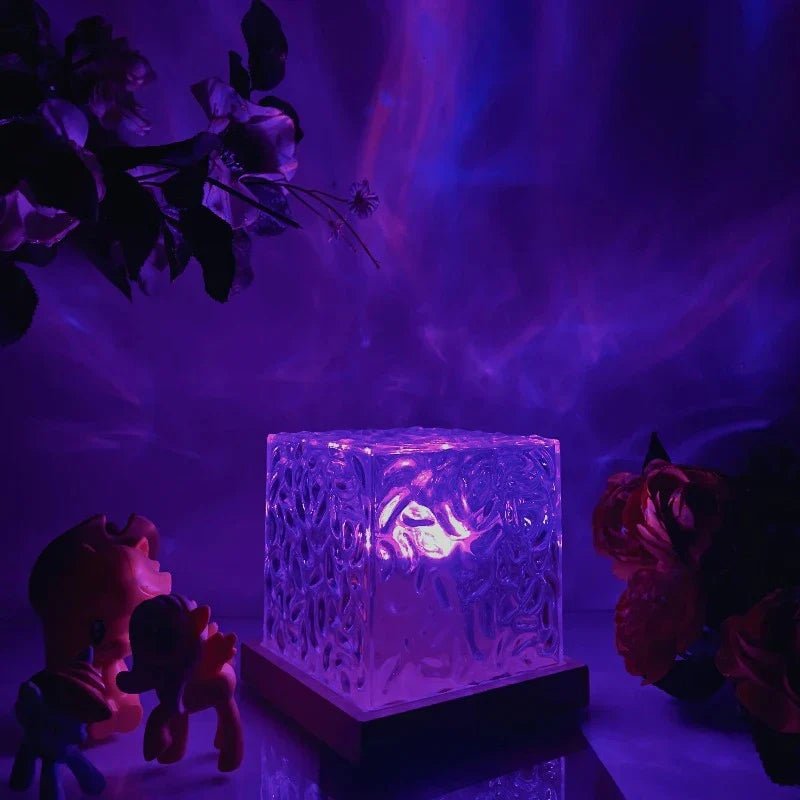 LED Kristall Tischlampe Projektor