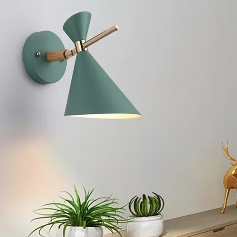 Minimalistisch Drehbar Metall Kegel Wandleuchte