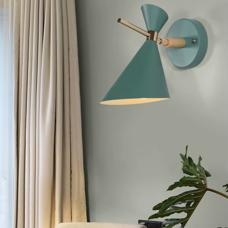 Minimalistisch Drehbar Metall Kegel Wandleuchte