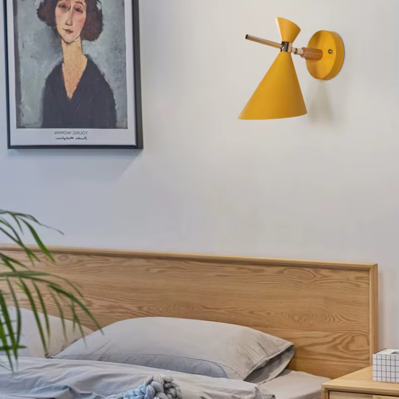 Minimalistisch Drehbar Metall Kegel Wandleuchte