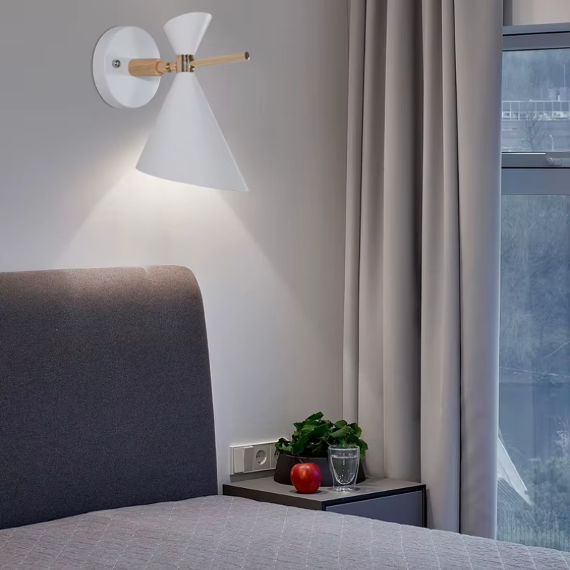 Minimalistisch Drehbar Metall Kegel Wandleuchte