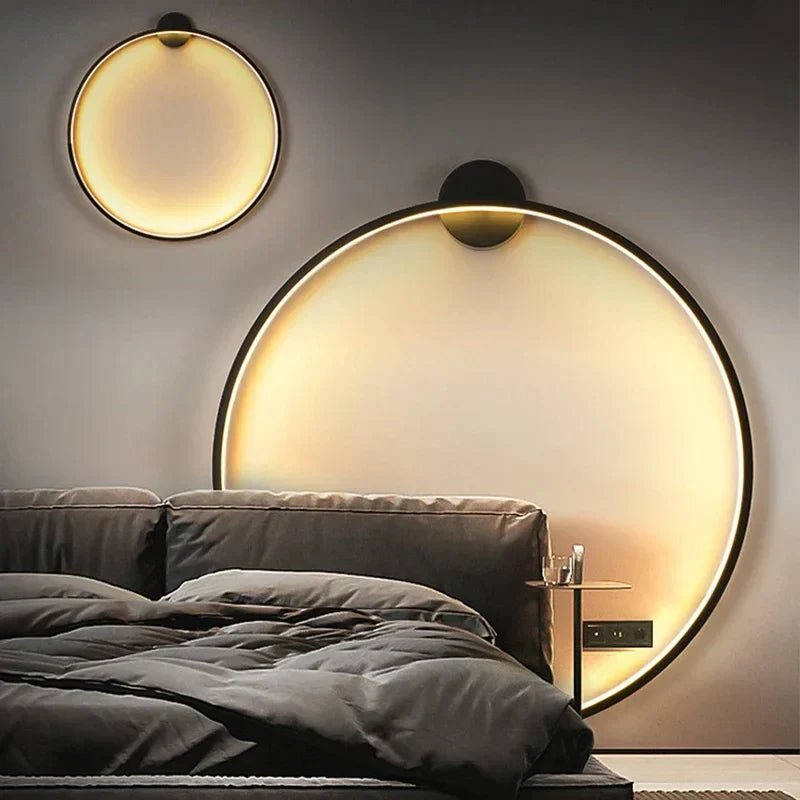 Minimalistisch Runde LED Wandleuchte