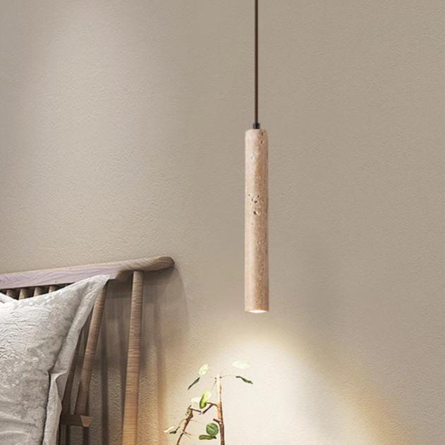 Minimalistisch Schlank und Lange Stein Pendelleuchte