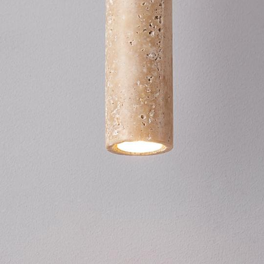 Minimalistisch Schlank und Lange Stein Pendelleuchte