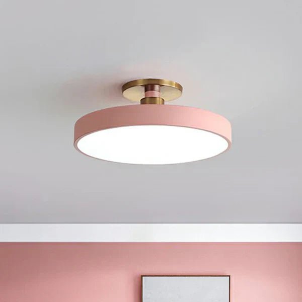 Minimalistisch Skandinavisch LED Runde Deckenleuchte