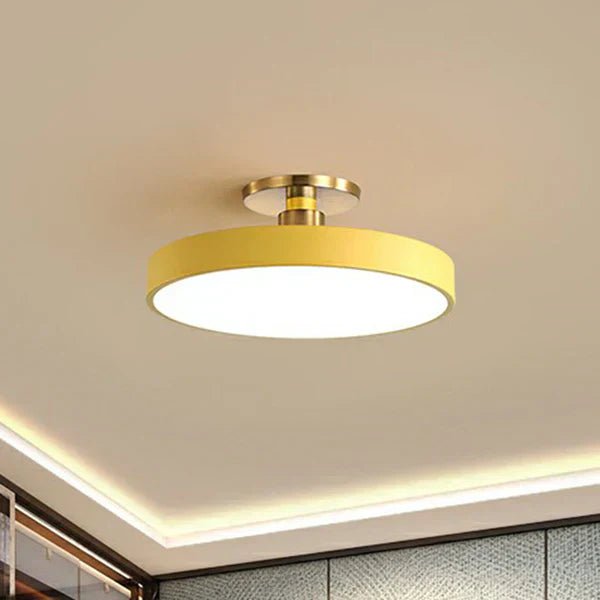 Minimalistisch Skandinavisch LED Runde Deckenleuchte