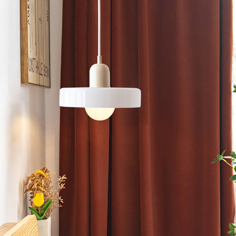 Bauhaus Hanglamp – Gekleurd Glas Stijlvol Design - Rivermark