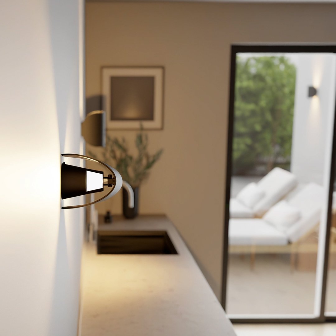 Moderne Einfache LED Wandleuchte