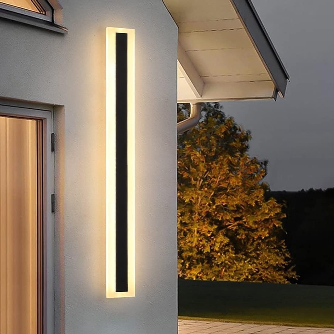 Moderne Eisen Lichtleiste LED Außenleuchte