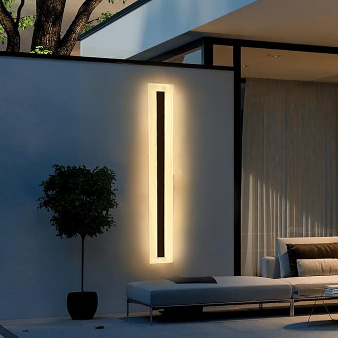 Moderne Eisen Lichtleiste LED Außenleuchte