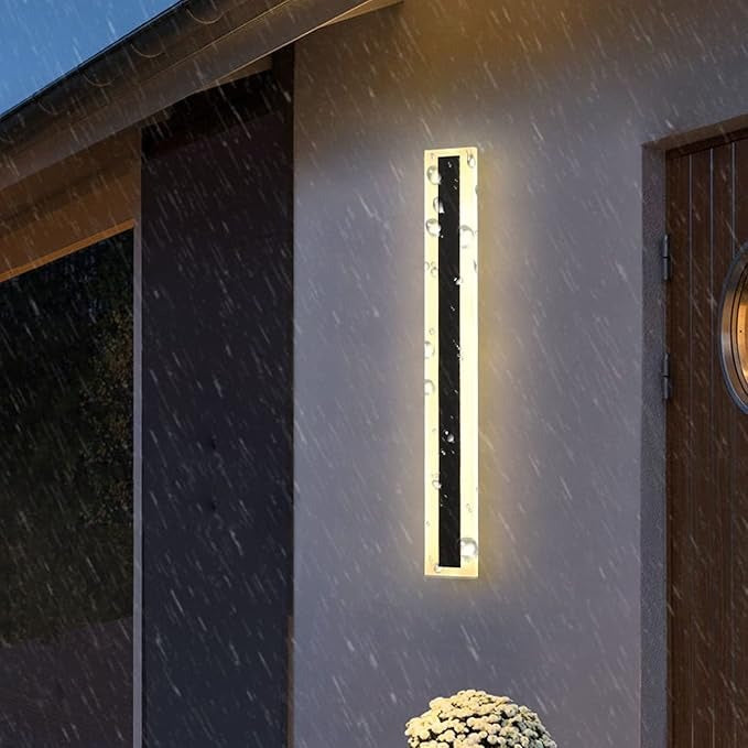 Moderne Eisen Lichtleiste LED Außenleuchte