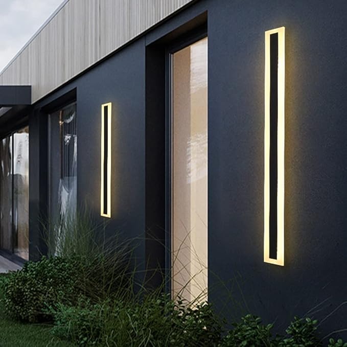 Moderne Eisen Lichtleiste LED Außenleuchte
