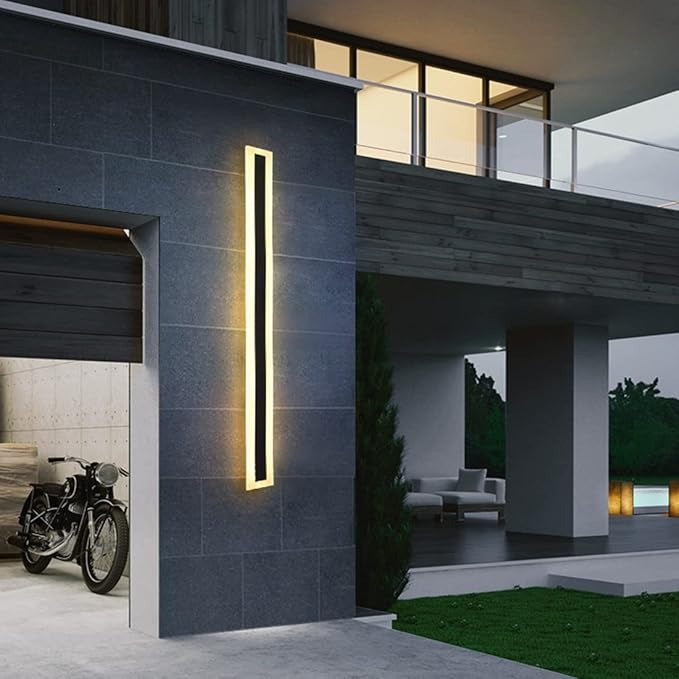 Moderne Eisen Lichtleiste LED Außenleuchte