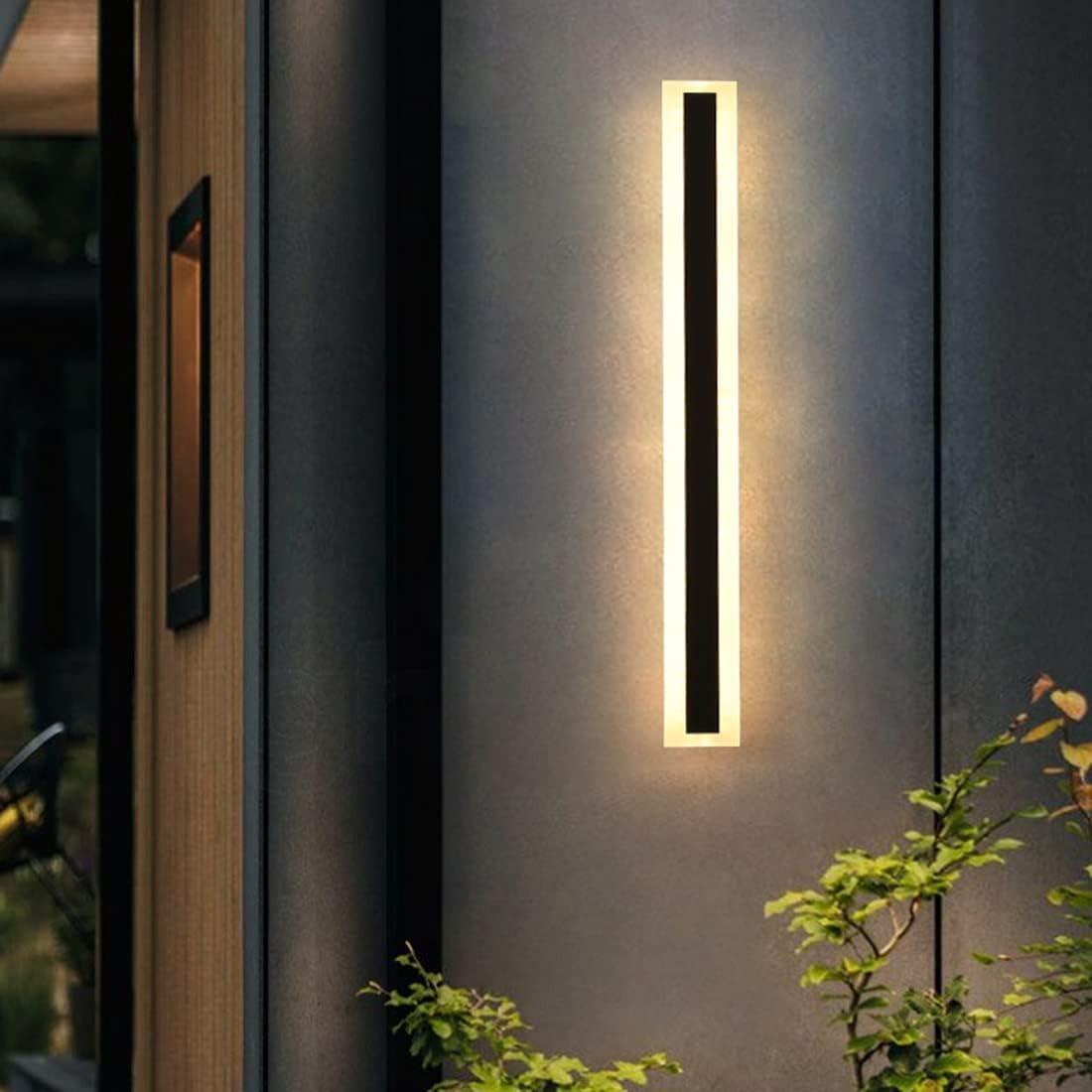Moderne Eisen Lichtleiste LED Außenleuchte