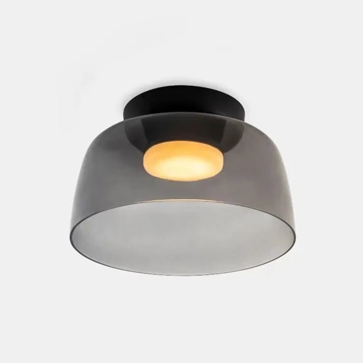 Moderne Nordisch LED Glas Deckenleuchte mit Mittelalterliche Charme