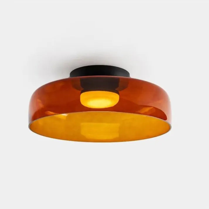 Moderne Nordisch LED Glas Deckenleuchte mit Mittelalterliche Charme