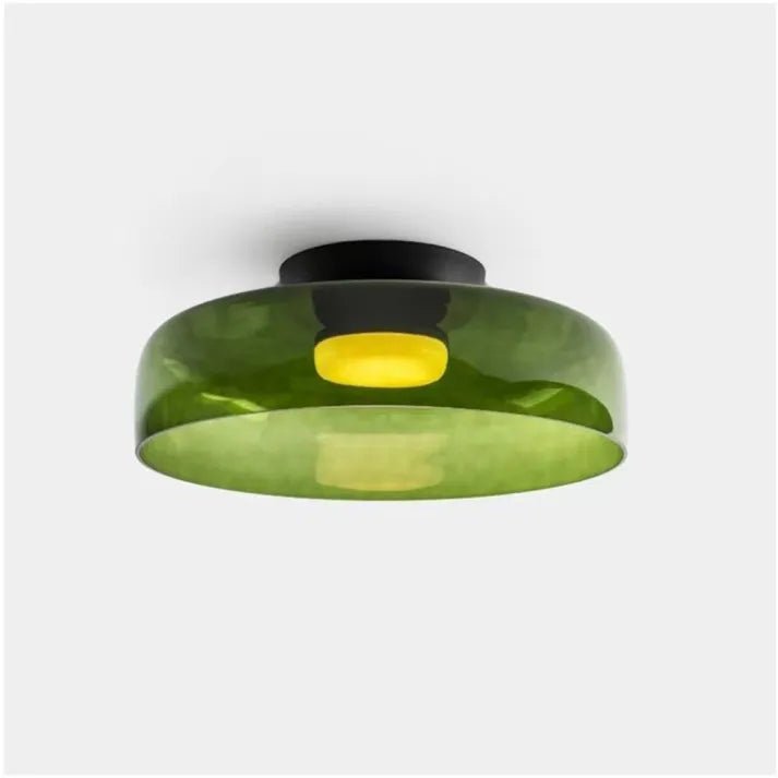 Moderne Nordisch LED Glas Deckenleuchte mit Mittelalterliche Charme