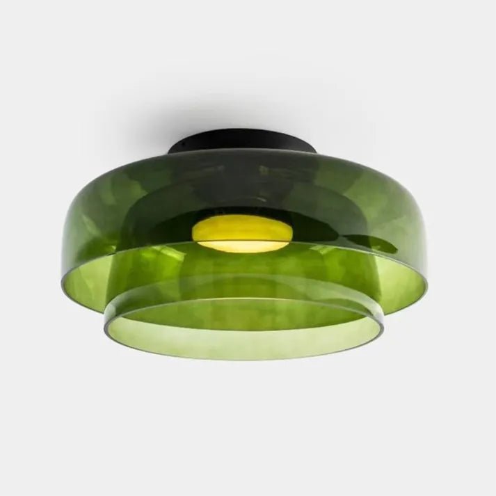 Moderne Nordisch LED Glas Deckenleuchte mit Mittelalterliche Charme