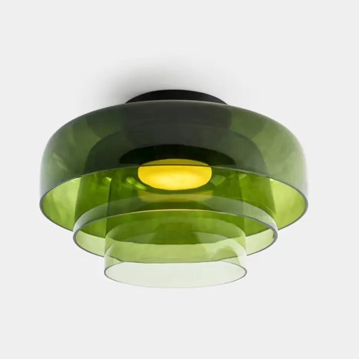 Moderne Nordisch LED Glas Deckenleuchte mit Mittelalterliche Charme
