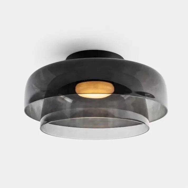 Moderne Nordisch LED Glas Deckenleuchte mit Mittelalterliche Charme