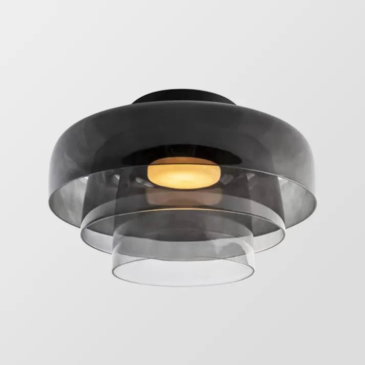 Moderne Nordisch LED Glas Deckenleuchte mit Mittelalterliche Charme