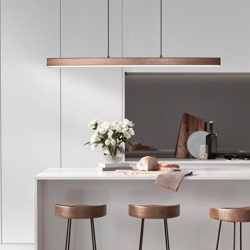 Moderne Stil Lang LED Pendelleuchte