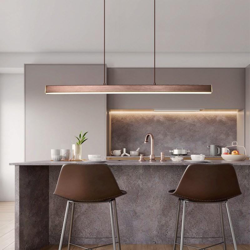 Moderne Stil Lang LED Pendelleuchte