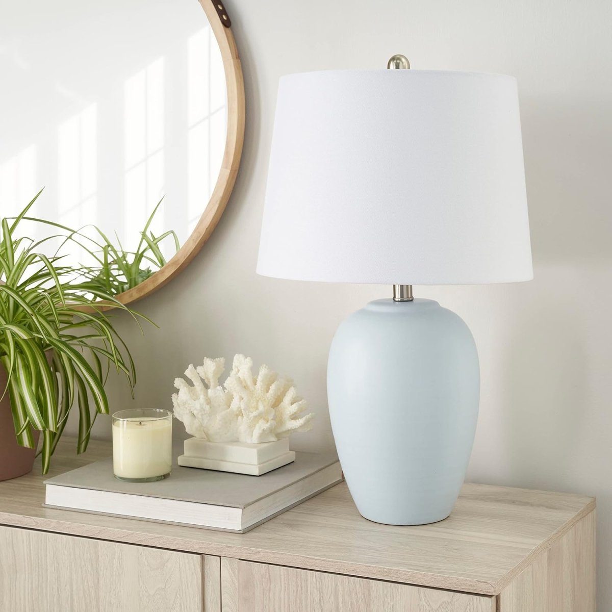 Nordisch Keramik Vase Tischlampe