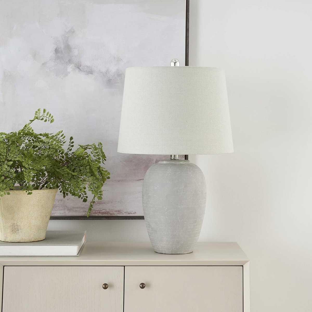 Nordisch Keramik Vase Tischlampe
