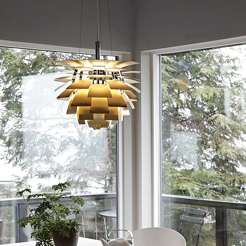 Nordisch LED Pendelleuchte im Artischocken Stil