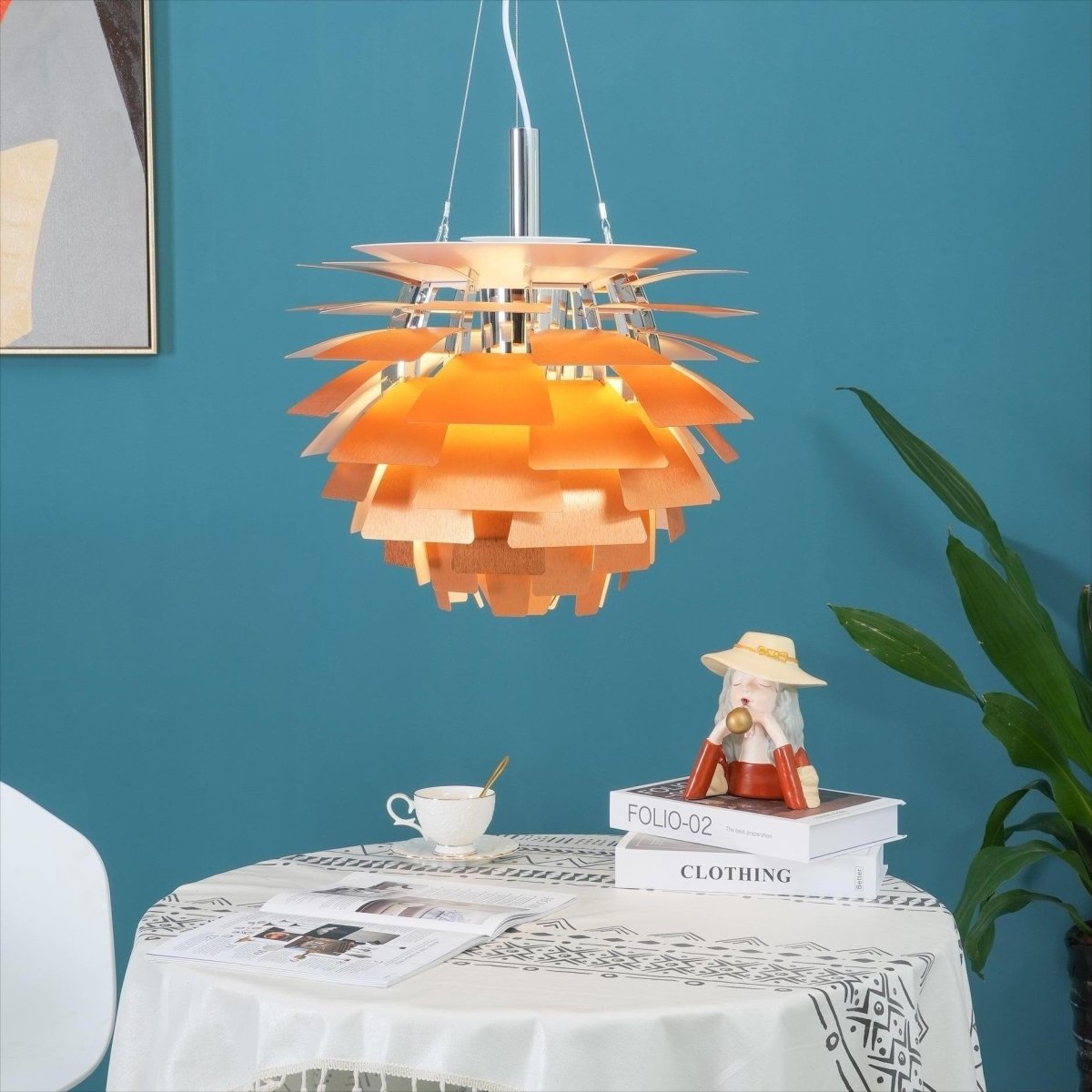 Nordisch LED Pendelleuchte im Artischocken Stil