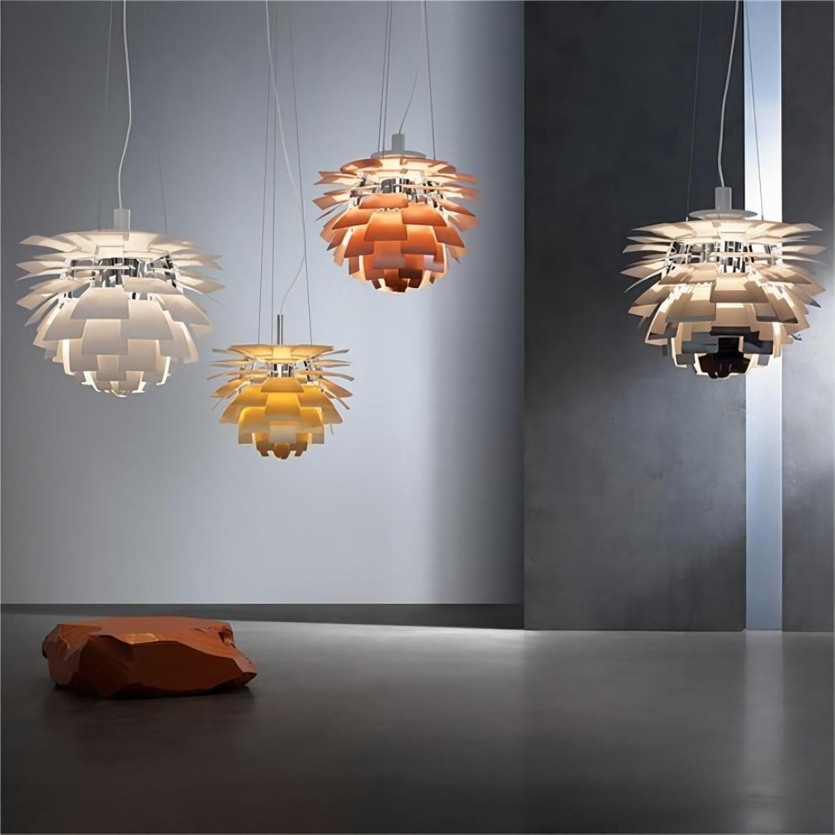 Nordisch LED Pendelleuchte im Artischocken Stil