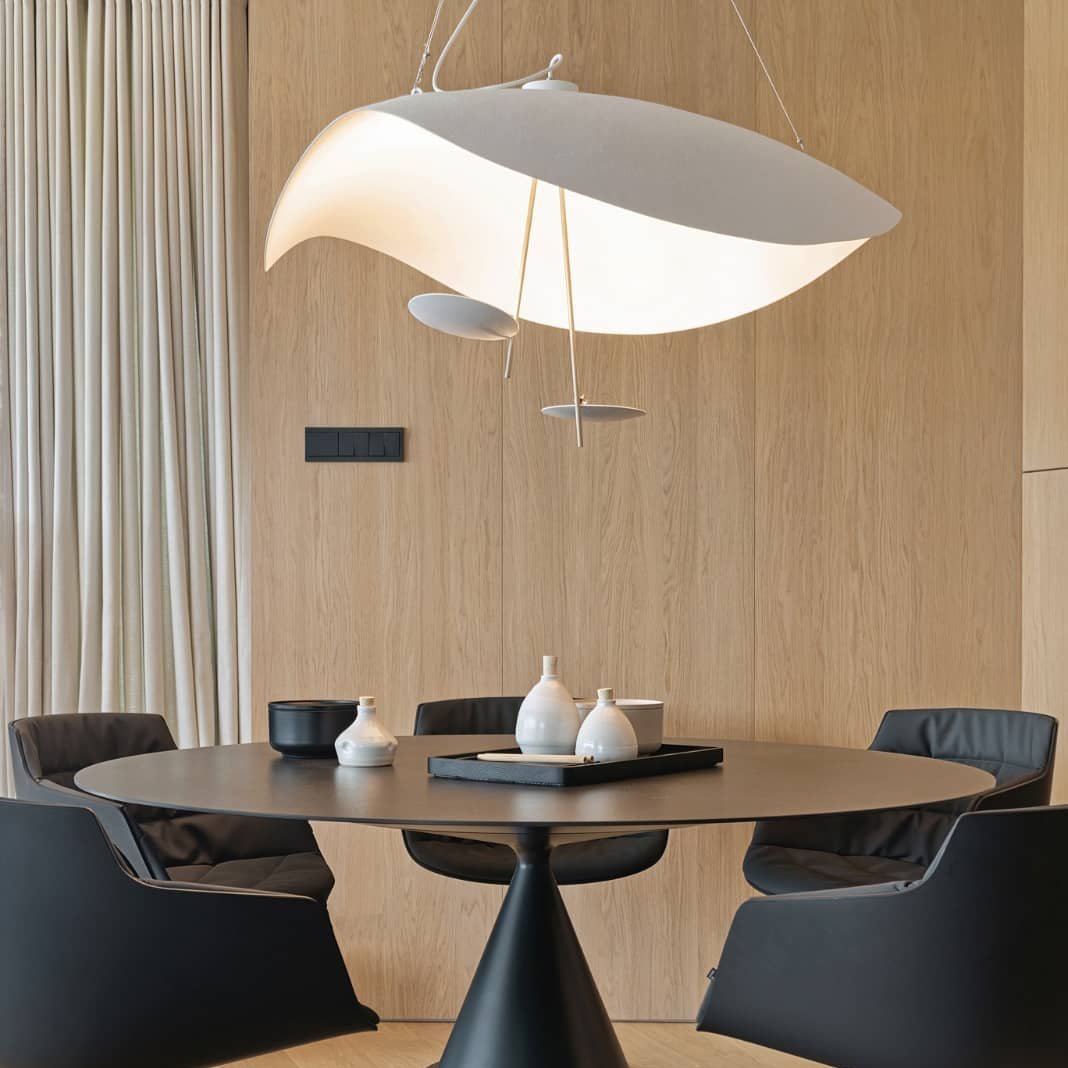 Nordische Gebogene LED Pendelleuchte