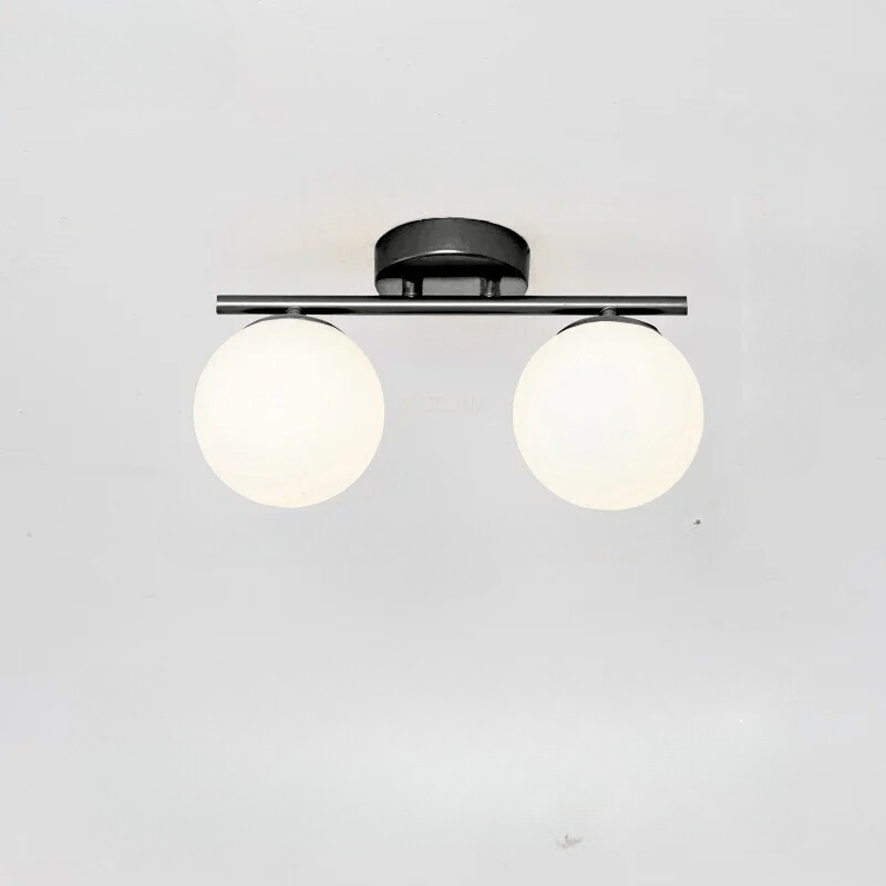Nordische LED-Deckenleuchte aus Glas - Stilvolle Weiße Kugel für Jeden Raum