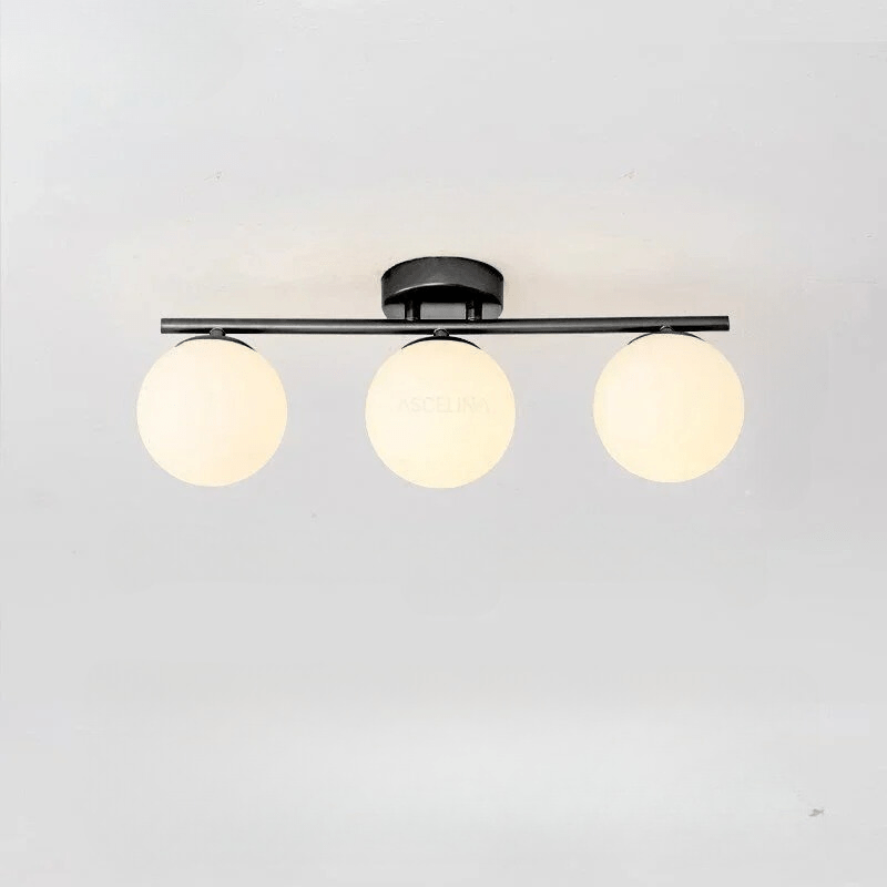 Nordische LED-Deckenleuchte aus Glas - Stilvolle Weiße Kugel für Jeden Raum