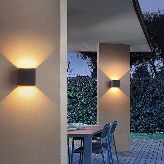 Quadratisch Wand LED Außenleuchte
