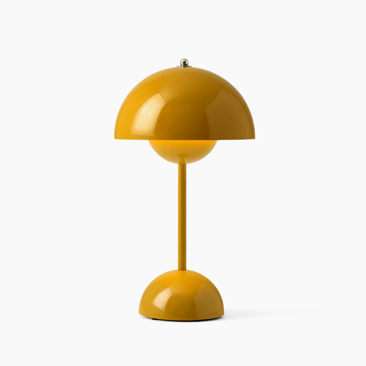 Skandinavische LED Pilz Tischlampe im Retro Stil