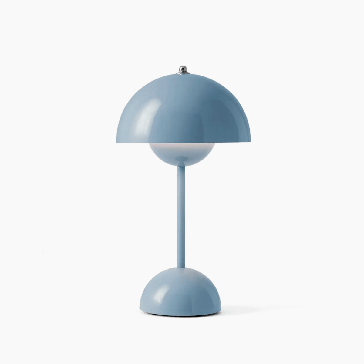 Skandinavische LED Pilz Tischlampe im Retro Stil