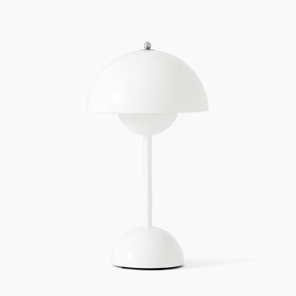 Skandinavische LED Pilz Tischlampe im Retro Stil